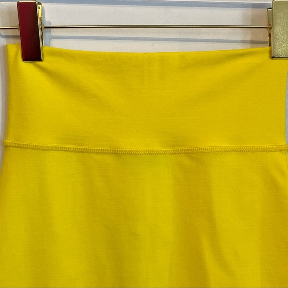 Bebe Yellow Pencil High Waist Midi Knit Skirt Size XS NWT - Picture 5 of 16